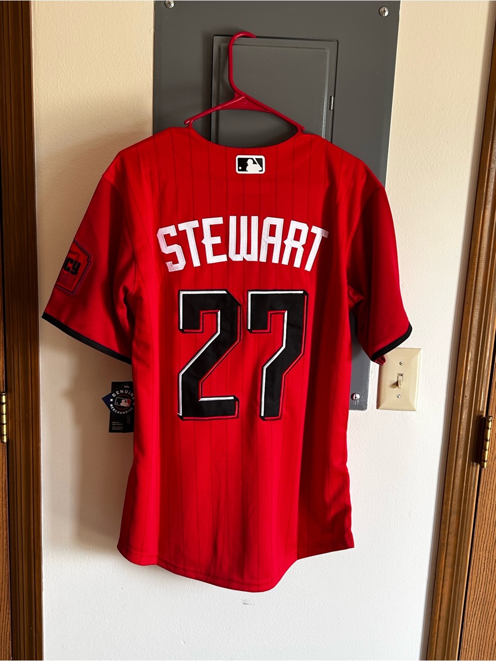 Brand new Sal Stewart Jersey Cincinnati Reds ADULT Stitched 2026 City Connect